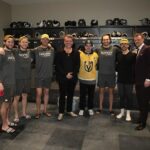 Pat McAfee Instagram - Nothing like a visit from @patmcafeeshow after a big W 😎 #HockeyIsAwesome T-Mobile Arena