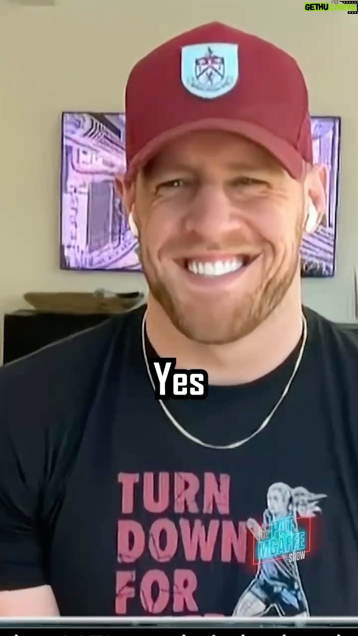 Pat McAfee Instagram - We canβt hear you @jjwatt ππ