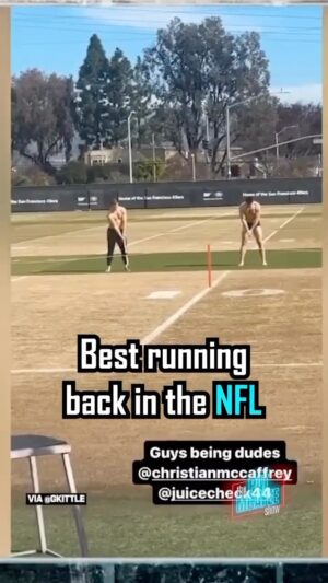 Pat McAfee Instagram - Look at Christian McCaffrey and Kyle Juszczyk 😂😂