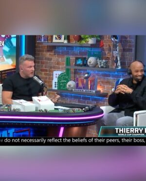 Pat McAfee Instagram - Thierry Henry’s reaction to @PatMcAfeeShow saying ‘CONCACAF’ 😂