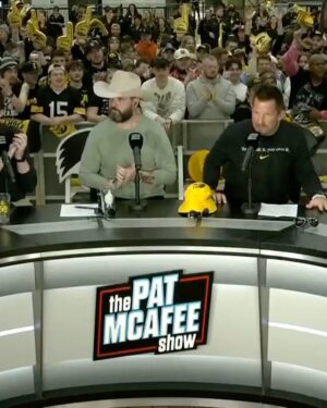 Pat McAfee Instagram - Pat McAfee is calling for Iowa professors to cancel class 🗣️ 

( 🎥 @patmcafeeshow)
