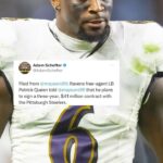 Pat McAfee Instagram - 💰BAG ALERT💰 Patrick Queen has signed a three year deal with the Pittsburgh Steelers