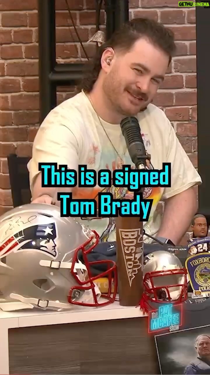 Pat McAfee Instagram - A new piece of artillery for @bostonconnr