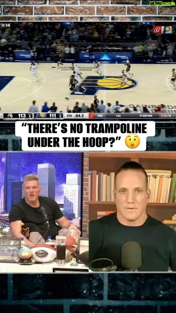 Pat McAfee Instagram - Pat McAfee couldn’t believe what Ant-Man did to his Pacers 😳 (via @patmcafeeshow)