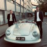 Patrick Dempsey Instagram - A great evening spent with my @porsche friends at the 75th anniversary event at the Porsche museum in Germany. In this photo is the very first porsche! #porschemuseumstuttgart #porsche75 #porsche75years Porsche Museum Stuttgart