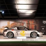 Patrick Dempsey Instagram - Race ready and revealed at Rennsport Reunion, this is the @tagheuer x Porsche – Legends of Panamericana. Inspired by the iconic 550 Coupé, the 718 Cayman GT4 RS Carrera Panamericana Special has been built in collaboration with Porsche Latin America and flaunts an integrated TAG Heuer stopwatch module — a bespoke design element crafted specially for this model. Next? Watch out Mexico! It’s heading south to take part in La Carrera Panamericana this October. 718 Cayman GT4 RS: Fuel consumption combined: 13.2 |/ 100 km; CO2 emissions combined: 299 g/km (WLTP) I https://porsche.click/DAT-Leitfaden I Status: 09/2023