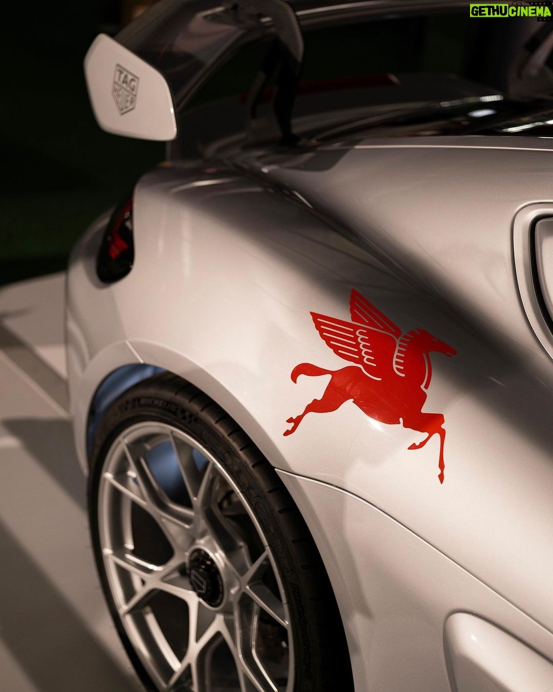 Patrick Dempsey Instagram - Race ready and revealed at Rennsport Reunion, this is the @tagheuer x Porsche – Legends of Panamericana. Inspired by the iconic 550 Coupé, the 718 Cayman GT4 RS Carrera Panamericana Special has been built in collaboration with Porsche Latin America and flaunts an integrated TAG Heuer stopwatch module — a bespoke design element crafted specially for this model. Next? Watch out Mexico! It’s heading south to take part in La Carrera Panamericana this October. 718 Cayman GT4 RS: Fuel consumption combined: 13.2 |/ 100 km; CO2 emissions combined: 299 g/km (WLTP) I https://porsche.click/DAT-Leitfaden I Status: 09/2023