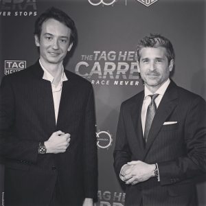 Patrick Dempsey Instagram - Incredible night celebrating the 60th anniversary of the @tagheuer Carrera!

Styled by @warrenalfiebaker  @brunellocucinelli_brand @andrea.zmb @brunellocucinelli #brunellocucinelli 
Grooming by @petransellge  Photography by @germanlarkin and Dave Benett