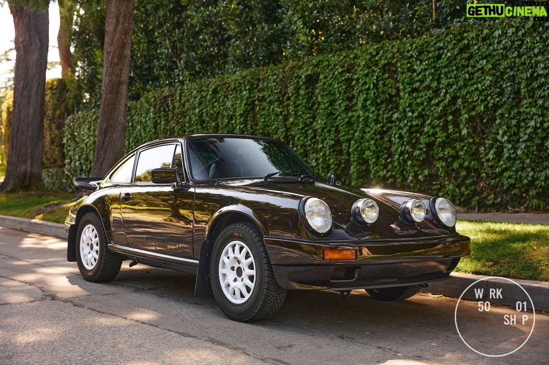 Patrick Dempsey - 210.9K Likes - I have loved my time with this car, but its time to pass it on to it’s next caretaker.
For Sale. - Pls DM @workshop5001 - serious inquires only.
This 1982 Porsche 911 SC Safari 3.6 started life as a Mocha Brown 911 SC but has undergone a full transformation into a vintage rally inspired tourer. The engine and transmission have been converted to a 993 Varioram 3.6 (approx 280+hp) and a 5-speed G50 transaxle. Suspension is currently long-travel safari spec.
The interior is custom trimmed brown leather over German square-weave carpet and the radio, heat, and sunroof remain intact. Bumpers are lightweight fiberglass SC RS style and the vintage rally look is completed with classic style Hella pod lights. This no-excuses 911 is currently available through LA Workshop 5001 (@workshop5001). .