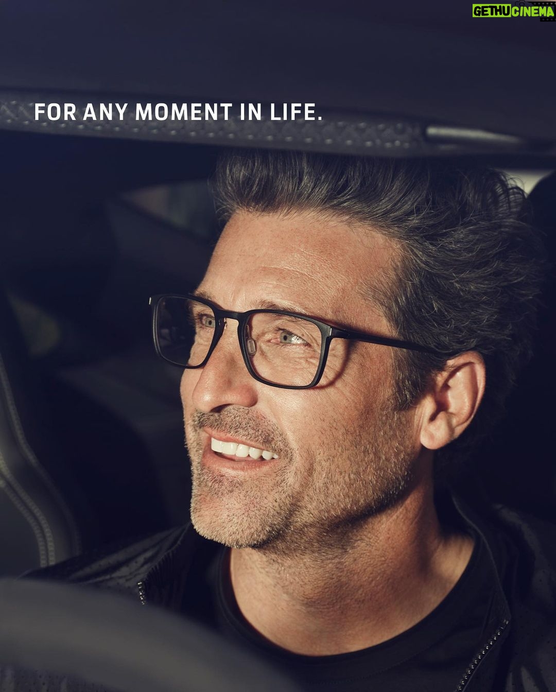 Patrick Dempsey Instagram - When it comes to adventures in the sun, the new Porsche Design Cyber Tec Series eyewear models are your perfect companion. The eyewear draws direct inspiration from the iconic Porsche 911, with the temple ends modeled after the rear lights of this automotive legend. The construction follows a dynamic, three-dimensional structure, underlining the automotive design approach followed. What’s more, the striking interplay of stainless steel and high- performance RXP® add to the futuristic appeal of the Cyber Tec Series. Get your pair via the link in our story. #ItsAboutTime #50YPorscheDesign #CyberTec #P8934 #P8732 #Eyewear #PatrickDempsey