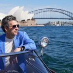 Patrick Dempsey Instagram - Beautiful sunny day cruising Sydney Harbour @tagheuer Styled by @warrenalfiebaker @isaia Grooming by @jilliandempsey