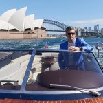 Patrick Dempsey Instagram - Beautiful sunny day cruising Sydney Harbour @tagheuer Styled by @warrenalfiebaker @isaia Grooming by @jilliandempsey