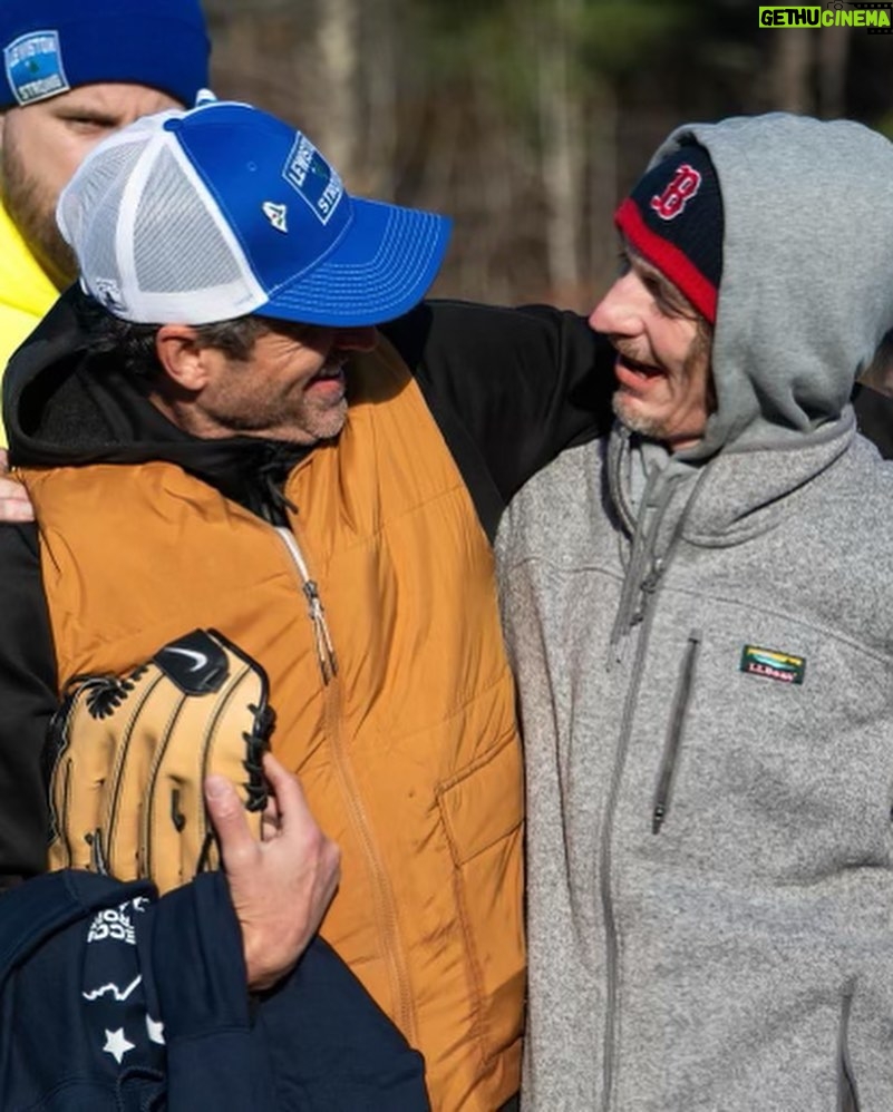 Patrick Dempsey Instagram - I was so grateful to be included in the @lewistonstrongsoftball The pride I feel for this community is unmatched. Local businesses, victims families and community members all came together for one cause, to heal and support all of those affected. While some of us were playing softball, others were working tirelessly to set up the Peak Center, opening today, to make this the fastest set up of a victim services center in history. The road to healing is long, but there's great comfort in knowing we are not alone on this journey. If any town can find light in a time of darkness, it's Lewiston. @communityconceptsmaine @dempsey_center @lewistonstrongsoftball