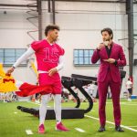 Patrick Mahomes Instagram - Not gonna lie, this was one of my weirdest practices. @tmobile