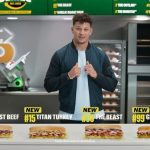 Patrick Mahomes Instagram - Notice anyone familiar in the background? Thanks to @Subway’s new Deli Heroes @chad.s.henne and I got to reunite. And apparently… he still dresses like me. #SubwayPartner