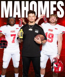 Patrick Mahomes Instagram - Fueling the best @patrickmahomes x @drinkprime