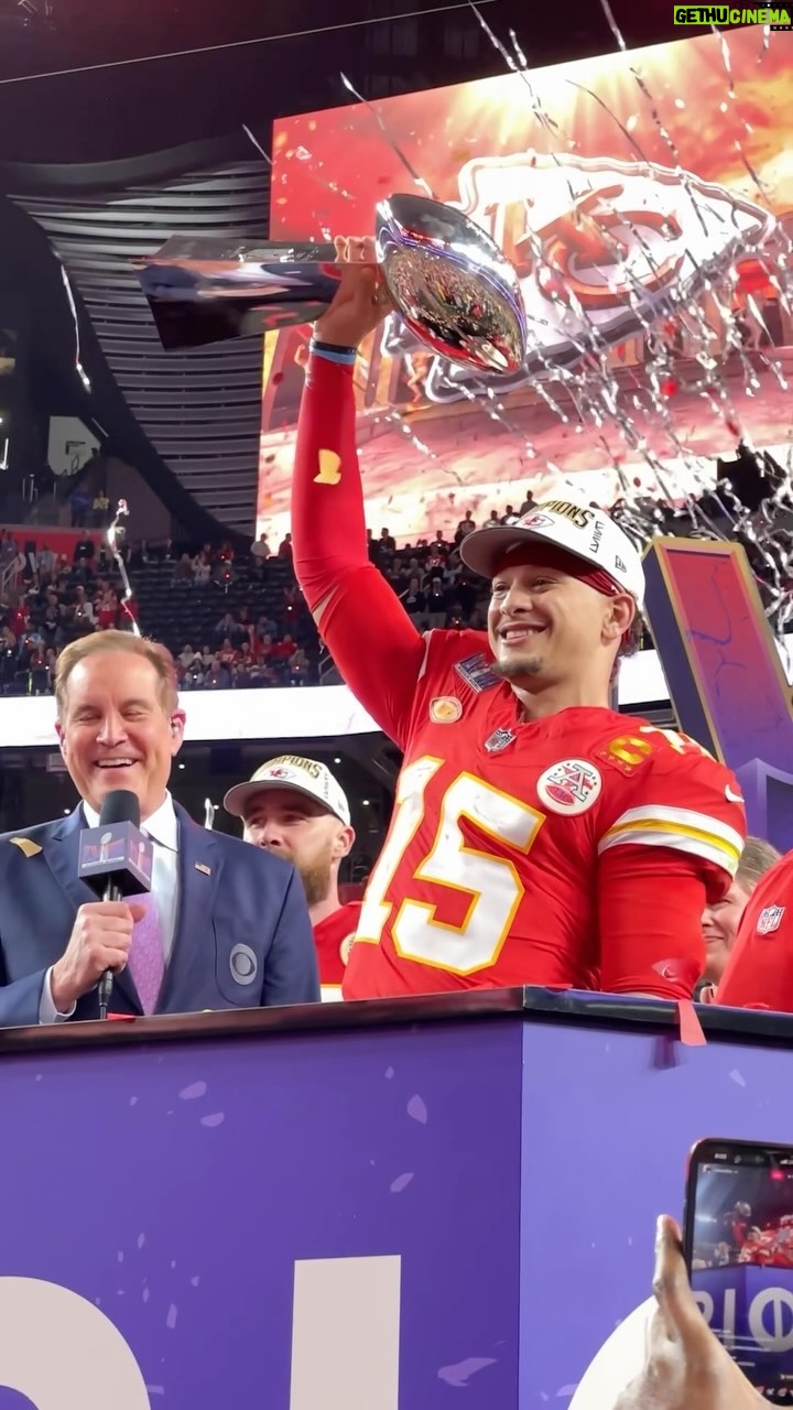 Patrick Mahomes - 496.4K Likes - See you tomorrow Kansas City ⏰🎉
