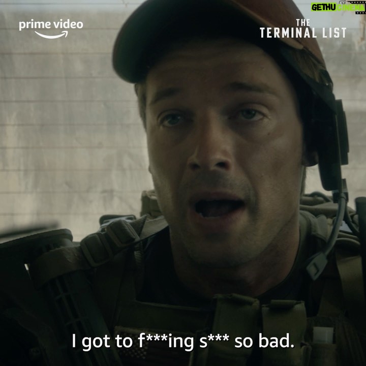 Patrick Schwarzenegger Instagram - Anyone binge Terminal List over the weekend ??? 🇺🇸 #1 show on Amazon baby!! I’m clenching! I’m clenching ! Congrats @prattprattpratt @jackcarrusa