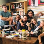 Patrick Schwarzenegger Instagram - MOXIE comes out today on @netflix If you have some time go check It out! It’s a really fun movie with important message & honestly what else is there to do at night 😂 Here are few flicks from behind the scenes. Amy Poheler I love you tons. Thanks for everything!! To the other cast members love y’all ❤️❤️ @hadleyrobinson @laurentsai @josietotah @heysydneypark @josephinelangford @nicotheduffer @charlie_hall @ikebarinholtz @alyciadelsol @anjelikaw Los Angeles, California