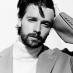 Patrick Schwarzenegger Instagram - My morning eyes staring deep into your soul. Thx @flauntmagazine for the cover 🧔 Jackson Hole