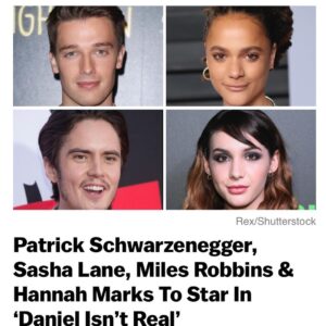 Patrick Schwarzenegger Instagram - Some cooool kids. Excited to work with these amazing actors/actresses! And I’m excited to play a lil psycho! 🎥 🍿