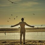 Patrick Schwarzenegger Instagram - Just cool photo of me praising the most high. So important to give thanks. Santa Monica, California