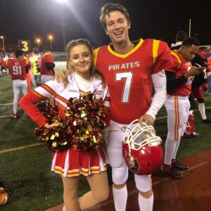 Patrick Schwarzenegger Instagram - MOXIE comes out today on @netflix 

If you have some time go check It out! It’s a really fun movie with important message & honestly what else is there to do at night 😂

Here are few flicks from behind the scenes. Amy Poheler I love you tons. Thanks for everything!! 

To the other cast members love y’all ❤️❤️
@hadleyrobinson @laurentsai @josietotah @heysydneypark @josephinelangford @nicotheduffer @charlie_hall @ikebarinholtz @alyciadelsol @anjelikaw