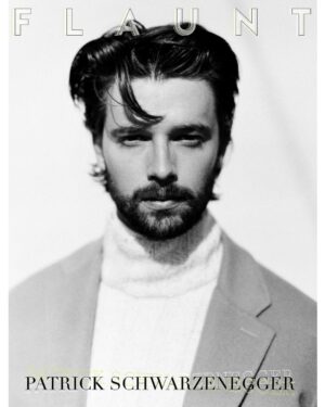 Patrick Schwarzenegger Instagram - My morning eyes staring deep into your soul. 

Thx @flauntmagazine for the cover 🧔
