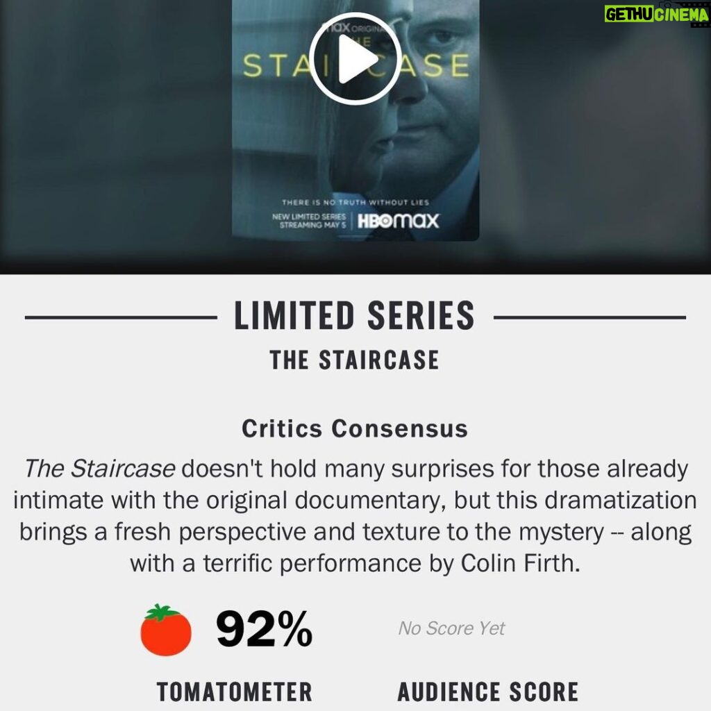 Patrick Schwarzenegger Instagram - The Staircase. Out Now. Can’t say enough about this man. Colin Firth is brilliant in this project. More importantly he’s one of the kindest humans I’ve ever met. On & off screen. I was extremely excited- yet quite nervous when I got this project. Working opposite him & so many other award winning actors/ actresses I wasn’t sure what It would be like. Toni collete, Michael Stuhlbarg, Parker Posey, list goes on & on. Colin spent time with me prior to day 1. Creating a father son bond. Made the shoot so much fun, and created a masterclass for a student like myself. @danedehaan similarly became a close friend. Forming a brotherly bond. Dragging me to frisbee golf. Teaching me what glasses are cool. Brilliant actor & kindest human. Great one to be able to learn from as well. My other siblings in the show are the talented @sophiet @olivia_dejonge @odessayounggirl89 . Brilliant actresses & wonderful humans. Responsible for dragging me to the dance floor & making me show off my moves. The shoot was long. Emotional. Challenging. But man did we have fun. Blessed to be able to work on this and forever in debt to @hbomax Maggie Cohen @antoniocampos1 for believing in me & challenging me & for putting together a Badass projects. Love you. If you have a few hours of free time this weekend (i know you do) check It out . La Familia Durham, North Carolina