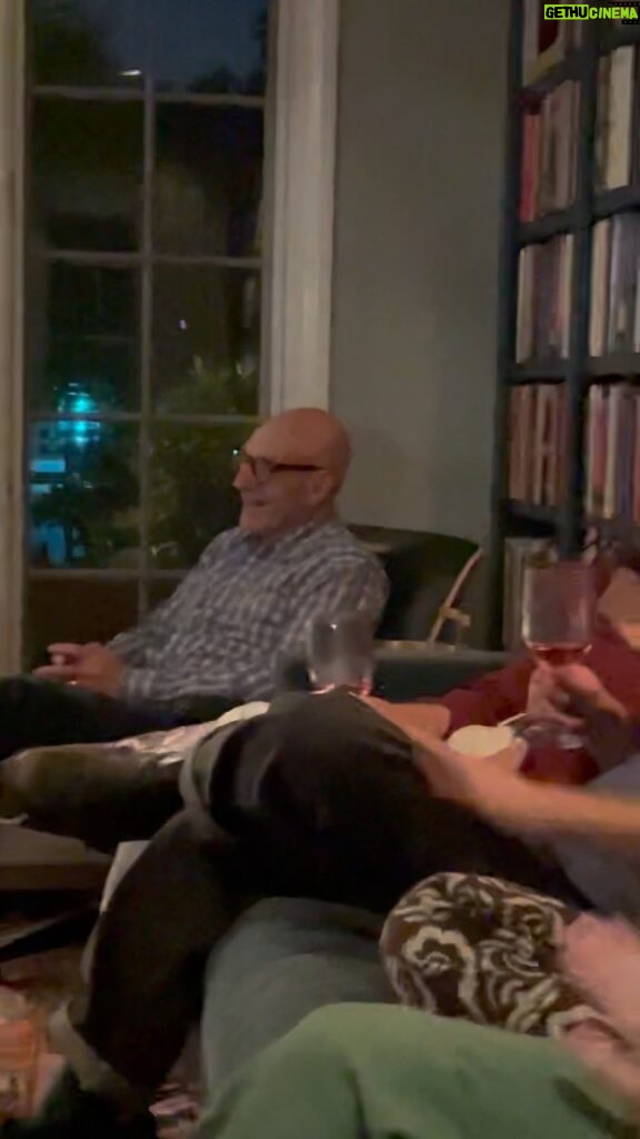 Patrick Stewart Instagram - Footage of Sunny watching me watching Sunny perform on this week’s episode of #StarTrekPicard. Go to the link in bio to hear more from her album Overnight Lows. I love the album from start to finish. @madameozell