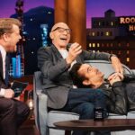Patrick Stewart Instagram - Colin Farrell and I always pick up right where we left off. Thanks to the @latelateshow for having me on last evening.