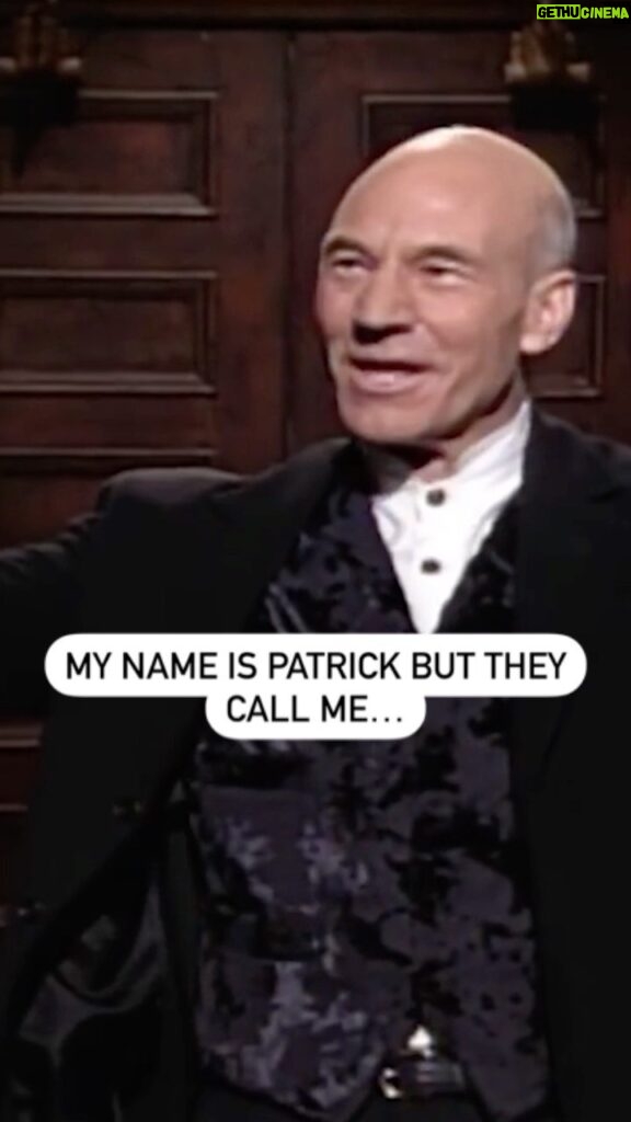 Patrick Stewart Instagram - Belated but here goes. They call me…