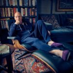 Patrick Stewart Instagram - New year, same me, but make it fashion with purple slippers. 🥿 Story: @mrfeelgoodhq @jbp007 Creative: @edmondalison Photography: @kurtiswarienko Grooming: @peter.de.oliveira