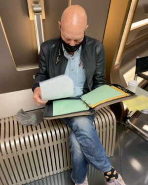 Patrick Stewart Instagram - Sitting in my trailer yesterday listening to @classicalkusc, the presenter said he had a quiz question. Name this famous TV series that the following music is from. It was Star Trek TNG, no doubt.

Then he said that it was the 34th anniversary of the first airing of TNG. That was a good feeling to both look back on and extraordinary to look around as there I was preparing to spend another day on a Starship.