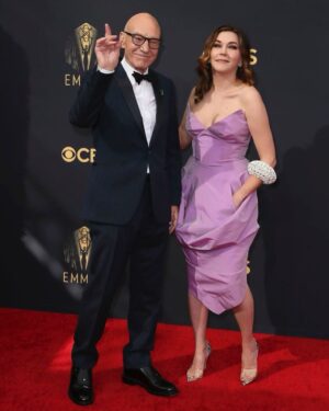 Patrick Stewart Instagram - Great to be back at the #Emmys with @madameozell last night amongst so many actors, writers and directors whose work we’ve enjoyed watching over the past year. It’s been a while since a proper red carpet and I nearly forgot how to tie my bow tie. How’d I do?
