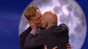 Patrick Stewart Instagram - Conan always had such brilliant chemistry with his guests, but I like to think he had a special fondness for yours truly. Thank you for all the laughs over the years. Kisses, Patrick 
@teamcoco #conan #conanobrien