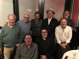 Patrick Stewart Instagram - #ASonnetADay Intermission with my #LastNormalPhoto: Lucky me to be sat next to this table at Mozza. They were having a semi-regular dinner called “CADS” (character actor’s dinner). Michael McKean, @eric_mccormack, John C Reilly, Steven Weber, Richard Kind, Alfred Molina, and @kevinpollak123