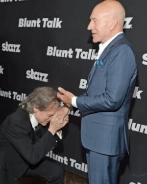 Patrick Stewart Instagram - It is with deep sadness that I hear of Richard Lewis’s death. I worked with him in the film Robin Hood: Men in Tights and decades later, I so enjoyed collaborating with him again in Blunt Talk. I remember my moments with Richard, on camera and off, with delight and laughter. He was a wonderful performer and human — playful, warm, provocative and brilliant.