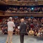 Patrick Stewart Instagram - Marvelous time sharing my memoir #MakingItSo in Philadelphia. I absolutely loved it. Such a warm welcome from the audience, the staff at the Perelman Theatre, chef @mikesolomonov who joined me for a great conversation and the team at his exceptional @zahavrestaurant. One of the most delicious and memorable meals I’ve had in a long time. Thank you all so much. Oh and I heard you snatched up all the copies I left at Barnes and Noble in Philly, swipe to find out another place where I left a few. 👀📚