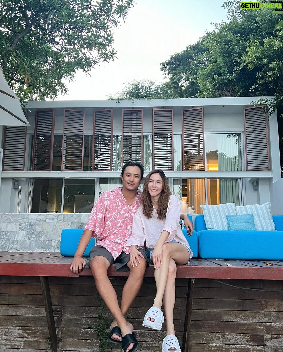 Pattarasaya Kreursuwansiri Instagram - หัวหินพีคสินะ😍🥰🥂 #peaksina #ktps😘 @verandaresidencehuahin Veranda Resort & Villas Hua Hin Cha Am