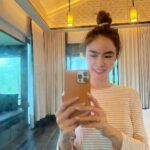 Pattarasaya Kreursuwansiri Instagram - Happy rainy day with my love❤️☔️ อาหารอร่อยทุกจานเลย แต่ที่ต้องสั่ง!!! spaghetti น้ำยาปูคืออ พีคค่ะซิส👏🏻 #bababeachclub #pimplus_pr Baba Beach Club Natai by Sri panwa