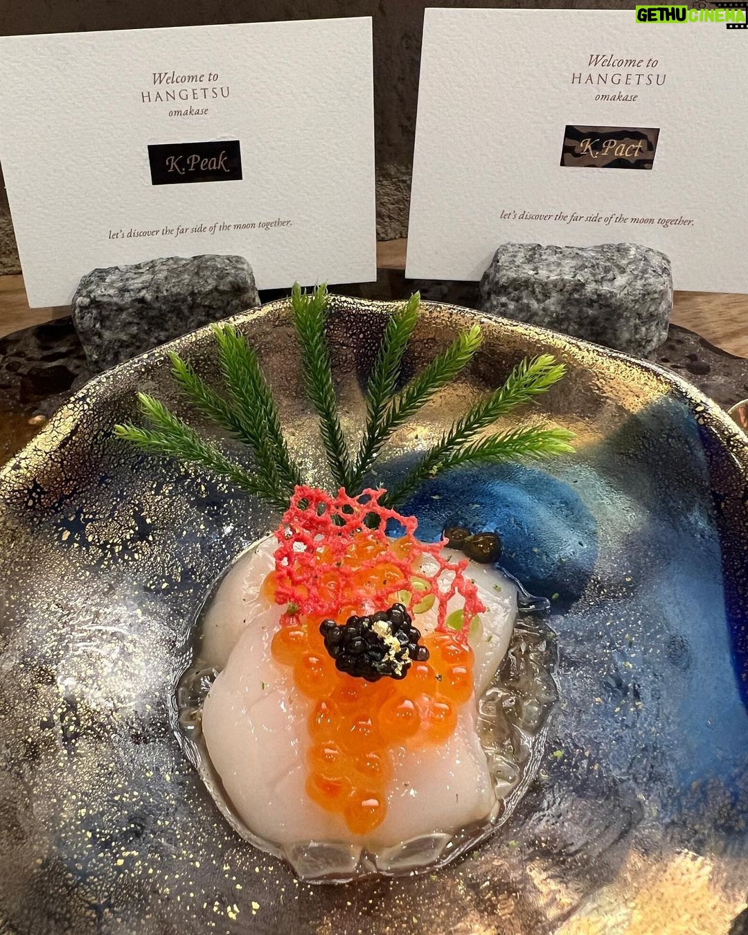Pattarasaya Kreursuwansiri Instagram - Thank you for the warm welcomeð @hangetsu_omakase āļāļĢāđāļāļĒāļĄāļēāļāļāđāļ°āļāļīāļŠāļŠð Hangetsu Omakase