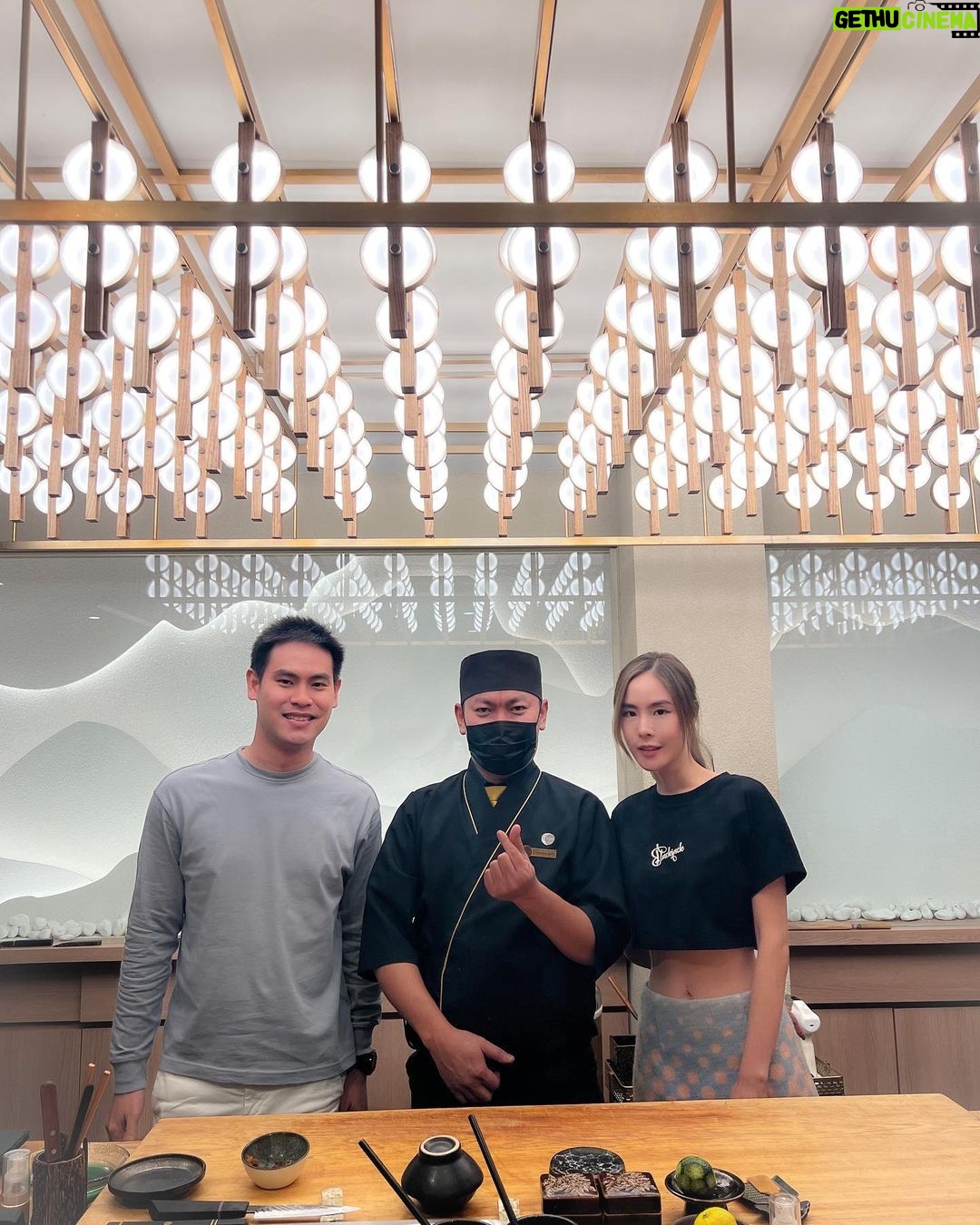 Pattarasaya Kreursuwansiri Instagram - Thank you for the warm welcomeð @hangetsu_omakase āļāļĢāđāļāļĒāļĄāļēāļāļāđāļ°āļāļīāļŠāļŠð Hangetsu Omakase