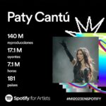 Paty Cantú Instagram - Inicié mi etapa independiente en 2022 y me emociona muchísimo que desde entonces hemos crecido tanto! Este 2023 estrenamos el EP Piscis, A las 3, Feliz Breakup, La Otra, y Lo que no quieres saber. Y además como mexicana, me tocó ser embajadora #EQUAL a nivel global como productora y compositora. Me siento afortunada y orgullosa de existir en tiempos donde el mundo entero es el límite para nosotras! Gracias al team de @spotifymexico @spotifysongwriting Lo he dicho antes y lo repito mil veces! Ustedes son mi mejor #karma Gracias por motivarme a no detenerme nunca, y a reinventarme siempre! Esperen más música nueva en 2024 familia Cantú! #patycantu #cantautora #productora #dramaqueen #spotifywrapped 👑🎭🏹 Creativity