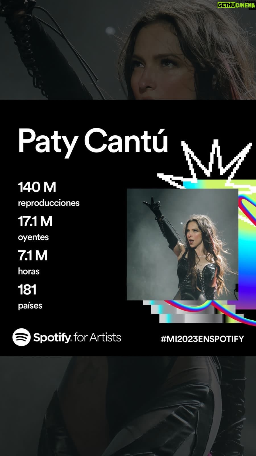 Paty Cantú Instagram - Inicié mi etapa independiente en 2022 y me emociona muchísimo que desde entonces hemos crecido tanto! Este 2023 estrenamos el EP Piscis, A las 3, Feliz Breakup, La Otra, y Lo que no quieres saber. Y además como mexicana, me tocó ser embajadora #EQUAL a nivel global como productora y compositora. Me siento afortunada y orgullosa de existir en tiempos donde el mundo entero es el límite para nosotras! Gracias al team de @spotifymexico @spotifysongwriting Lo he dicho antes y lo repito mil veces! Ustedes son mi mejor #karma Gracias por motivarme a no detenerme nunca, y a reinventarme siempre! Esperen más música nueva en 2024 familia Cantú! #patycantu #cantautora #productora #dramaqueen #spotifywrapped 👑🎭🏹 Creativity