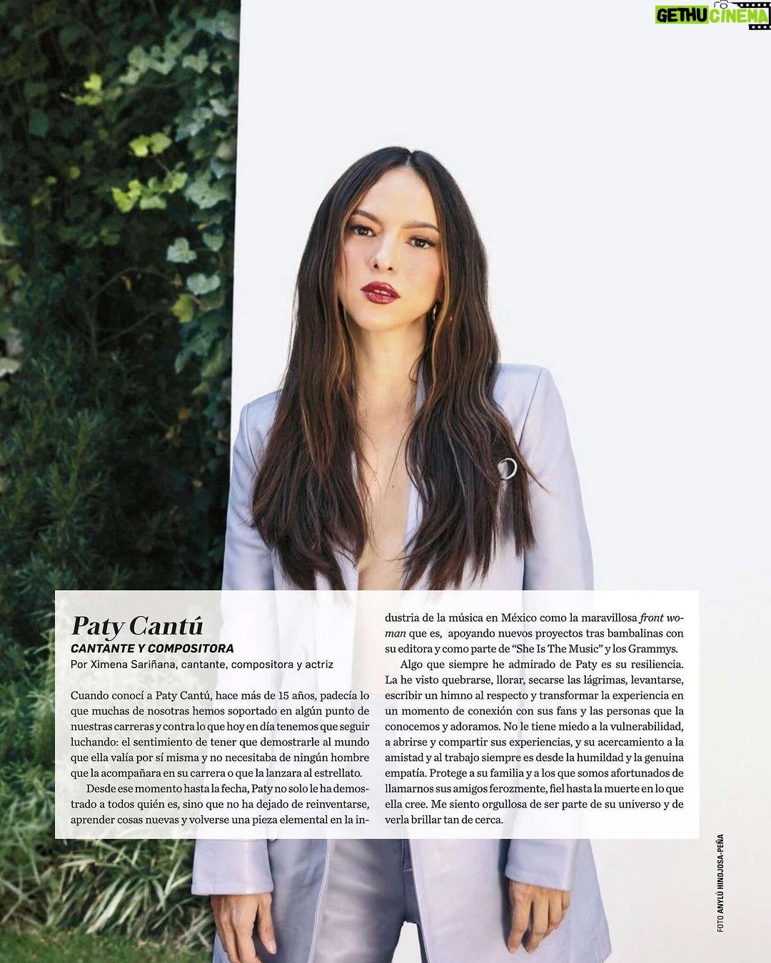 Paty Cantú Instagram - Gracias @quiencom por celebrar caminos distintos, personalidades diversas y logros cotidianos que acumulados se vuelven las historias de nuestras vidas y las puertas que luchamos por construir, dejar abiertas y compartirlas. Me encanta compartir en esta edición de #31mujeresqueamamos #2024 con colegas y mujeres que inspiran. Gracias por considerarme una de ellas @maria___torres Gracias @ximenamusic por describirme con más que palabras. Con cariño. Amo que compartamos música, amistad y tiempo! Te admiro y te quiero! Seguimos en la lucha. En los hechos más que en las palabras. Emprendiendo y entendiendo. Brillando y siendo agentes de sueños cumplidos y cambios desbloqueados. Esas somos muchas más que 31. Somos todas. #quien #patycantu #cantautora #productora #activista #latinGRAMMYstrustee #consejeraSACM #emprendedora #dramaqueenpublishing #dueñadegambetaFC #actriz #hija #Novia #amiga #hermana #tia #prima #dramaqueen #hijadelamusicaydemimadre Hair @zivana_hairstylist Makeup @fatimamorenomakeup Styling @_andreacamargo Look @napoleonoficial