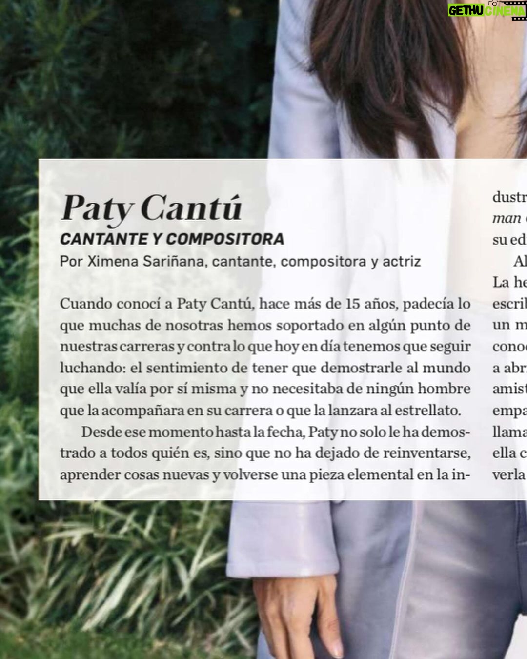 Paty Cantú Instagram - Gracias @quiencom por celebrar caminos distintos, personalidades diversas y logros cotidianos que acumulados se vuelven las historias de nuestras vidas y las puertas que luchamos por construir, dejar abiertas y compartirlas. Me encanta compartir en esta edición de #31mujeresqueamamos #2024 con colegas y mujeres que inspiran. Gracias por considerarme una de ellas @maria___torres Gracias @ximenamusic por describirme con más que palabras. Con cariño. Amo que compartamos música, amistad y tiempo! Te admiro y te quiero! Seguimos en la lucha. En los hechos más que en las palabras. Emprendiendo y entendiendo. Brillando y siendo agentes de sueños cumplidos y cambios desbloqueados. Esas somos muchas más que 31. Somos todas. #quien #patycantu #cantautora #productora #activista #latinGRAMMYstrustee #consejeraSACM #emprendedora #dramaqueenpublishing #dueñadegambetaFC #actriz #hija #Novia #amiga #hermana #tia #prima #dramaqueen #hijadelamusicaydemimadre Hair @zivana_hairstylist Makeup @fatimamorenomakeup Styling @_andreacamargo Look @napoleonoficial