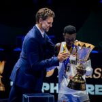 Pau Gasol Instagram - So many special moments shared during these days in Manila, I can only be grateful for the pleasure it has been to be an ambassador of an extraordinary tournament! The level of play on the courts was espectacular, excellent teammates on @carmeloanthony, @luisscola and @sbird10 and an exceptional treatment from all Filipinos, which has made us feel at home. Thank you very much Philippines, thank you very much @fibawc! 🙌🏼🇵🇭 #WinForAll #FIBAWC