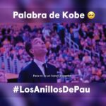 Pau Gasol Instagram - 🥹 ‘’@paugasol, Kobe predijo que estaríais juntos ahí arriba’’. #LosAnillosDePau