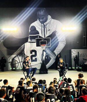 Pau Gasol Instagram - Continuing to share knowledge and motivating the younger generations #MambaForever #PlayGigisWay